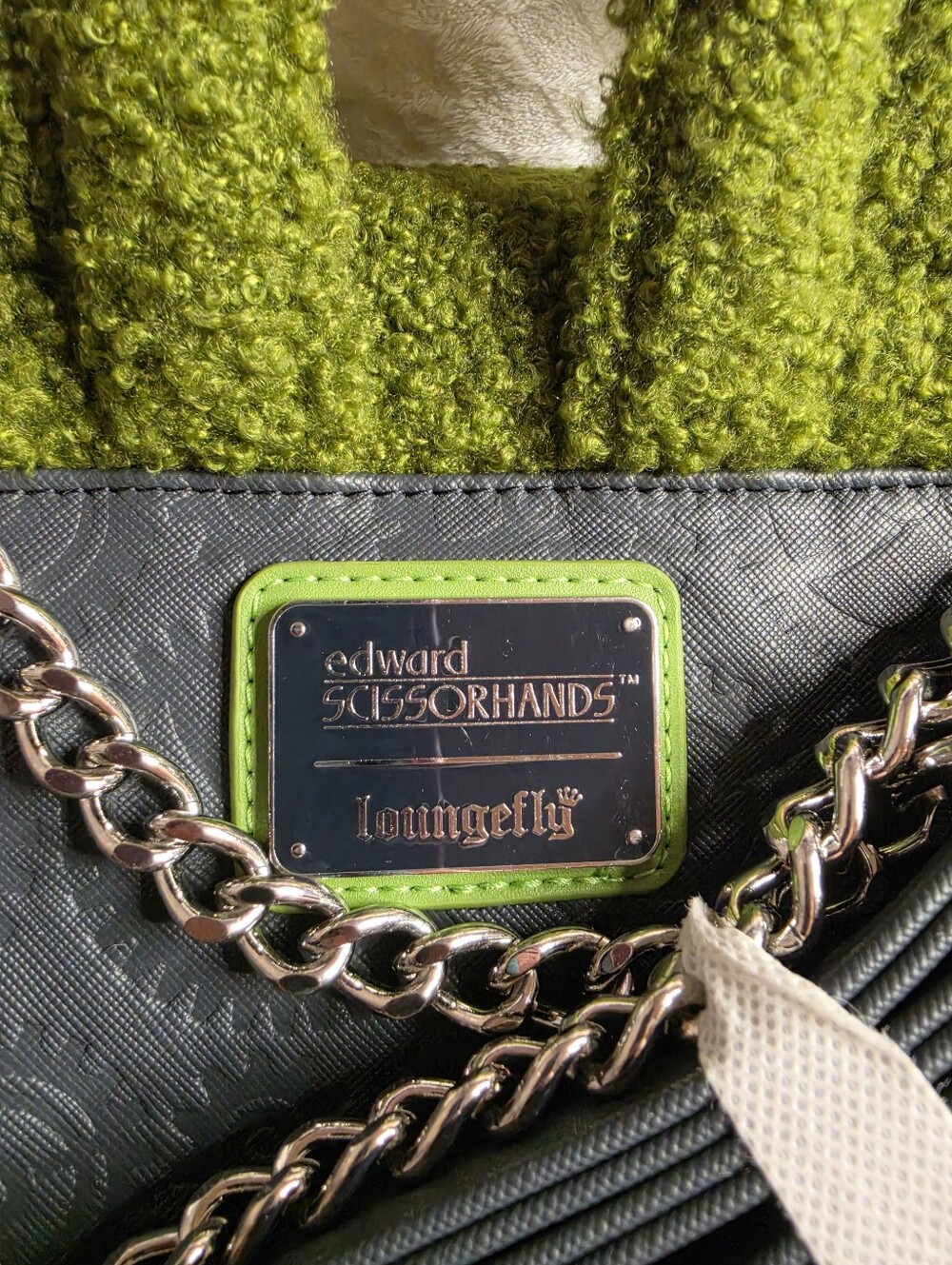 EDWARD SCISSORHANDS CROSSBODY SHERPA Loungefly NWT - Picture 5 of 12